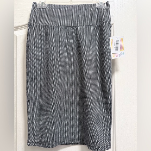 LuLaRoe Dresses & Skirts - LuLaRoe Black and White Dot Pencil Skirt NWT